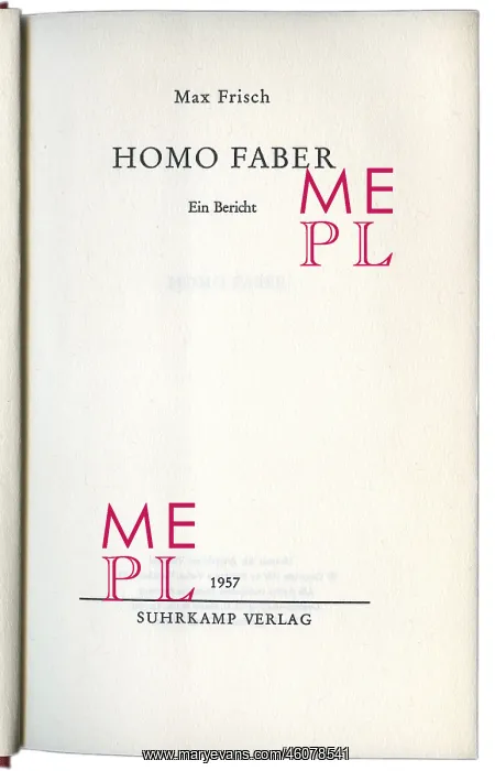 : Max Frisch : Max Frisch