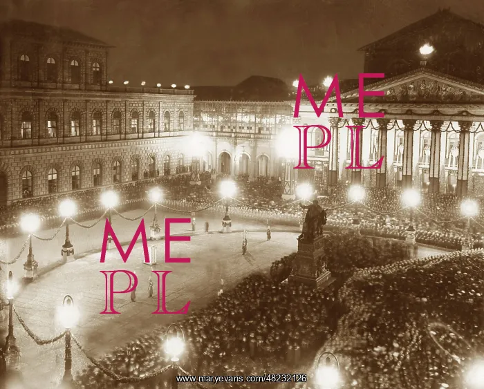  : Max-Josef-Square in Munich, 11.03.1911