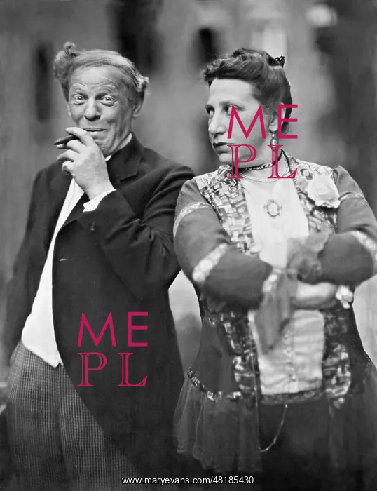 : Max Pallenberg and Gisela Werbezirk in Der Rabenvater, 192 : Max Pallenberg and Gisela Werbezirk in Der Rabenvater, 192