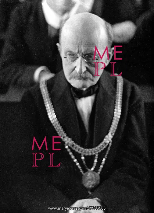 : Max Planck (1858-1947), German physicist. Since 1930 : Max Planck (1858-1947), German physicist. Since 1930