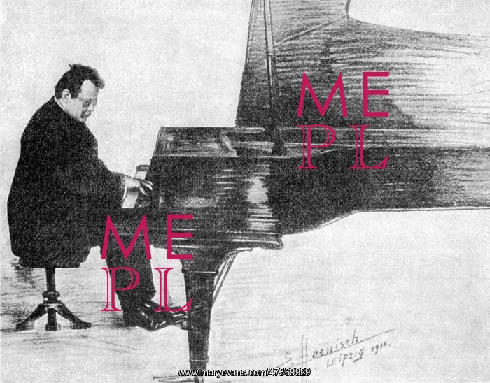 : MAX REGER AT THE PIANO : MAX REGER AT THE PIANO