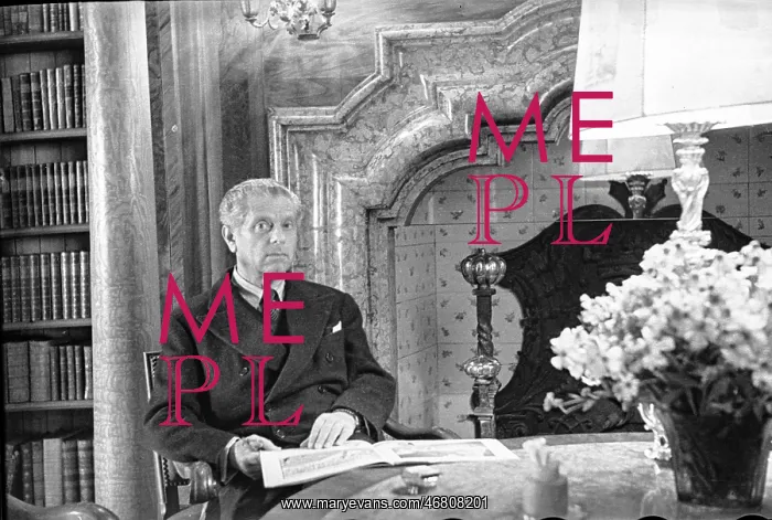 : Max Reinhardt in Leopoldskron Palace 1935 : Max Reinhardt in Leopoldskron Palace 1935