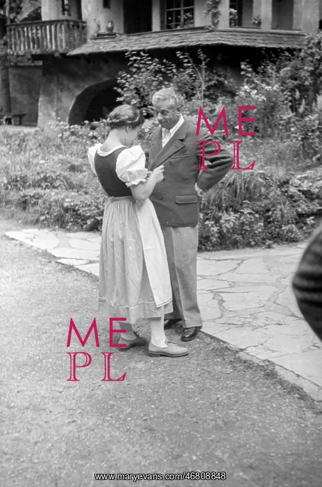 : Max Reinhardt with Paula Wessely 1936 : Max Reinhardt with Paula Wessely 1936
