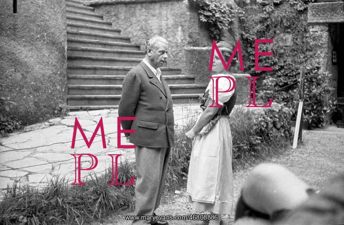 : Max Reinhardt with Paula Wessely 1936 : Max Reinhardt with Paula Wessely 1936