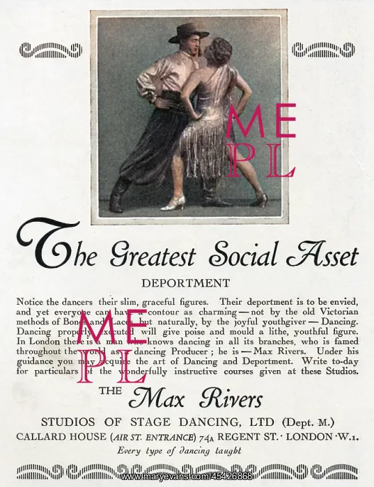 : Max Rivers Studios of Stage Dancing advertisement : Max Rivers Studios of Stage Dancing advertisement