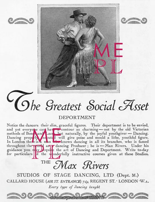 : Max Rivers Studios of Stage Dancing advertisement : Max Rivers Studios of Stage Dancing advertisement