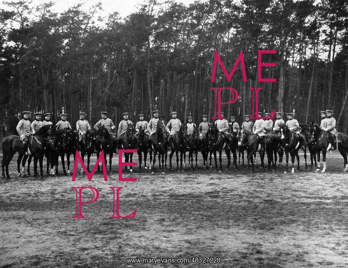 : Max von Baden with officers, 1903 : Max von Baden with officers, 1903