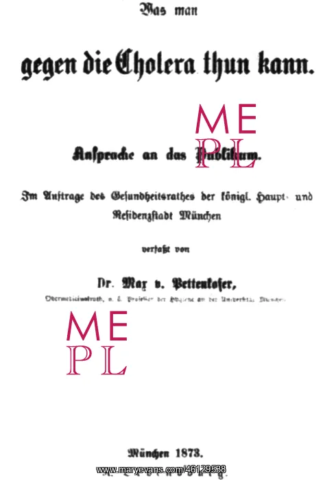: Max von Pettenkofer : Max von Pettenkofer