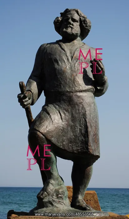 : Maximilian Voloshin. Statue : Maximilian Voloshin. Statue
