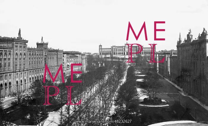 : Maximilianstrasse in Munich : Maximilianstrasse in Munich