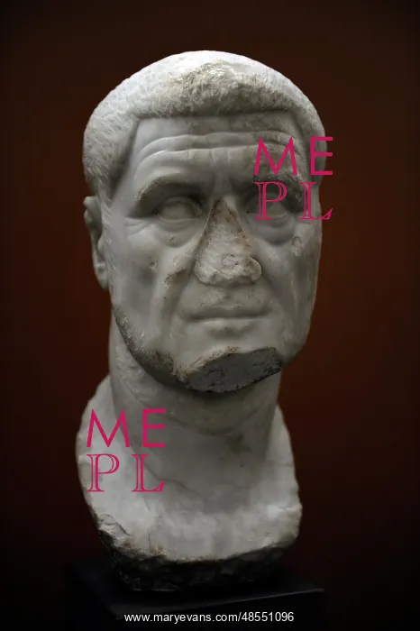 : Maximinus Thrax (c. 173-238). Roman Emperor. Bust. Marble. C : Maximinus Thrax (c. 173-238). Roman Emperor. Bust. Marble. C