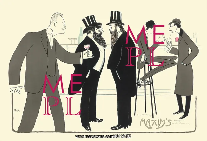 : Maxim's. 'From the white and orange book: >Jacques Faure; Tristan Bernard; : Maxim's. 'From the white and orange book: >Jacques Faure; Tristan Bernard;