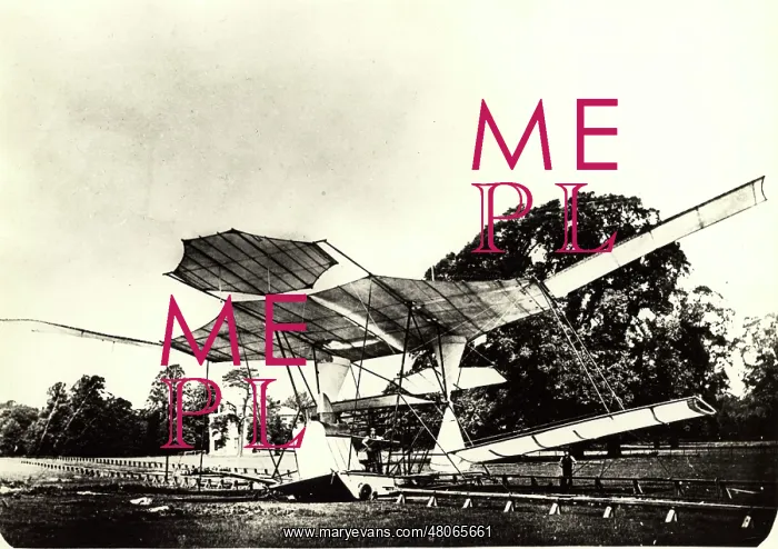 : Maxim's steam-driven biplane after the crash 31 July 1894 : Maxim's steam-driven biplane after the crash 31 July 1894