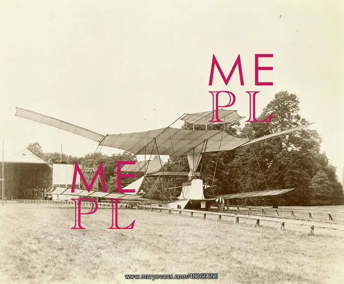: Maxim's steam-driven biplane test rig 1894 : Maxim's steam-driven biplane test rig 1894