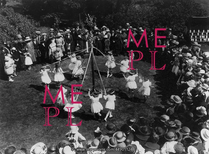 : May Day - Dancing round the Maypole : May Day - Dancing round the Maypole