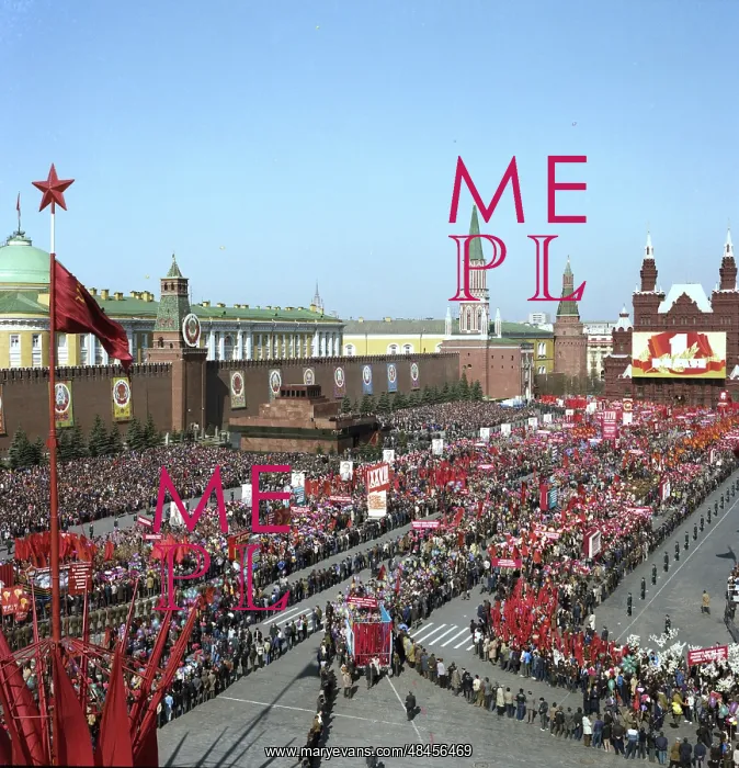 : The May Day demonstration : The May Day demonstration
