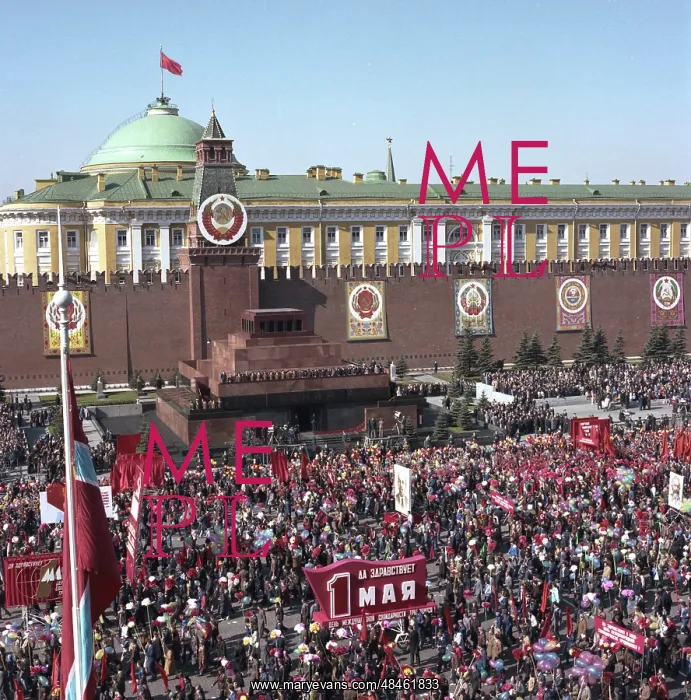 : The May Day demonstration : The May Day demonstration