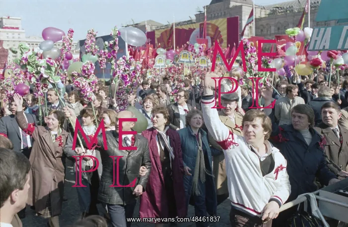 : The May Day demonstration : The May Day demonstration