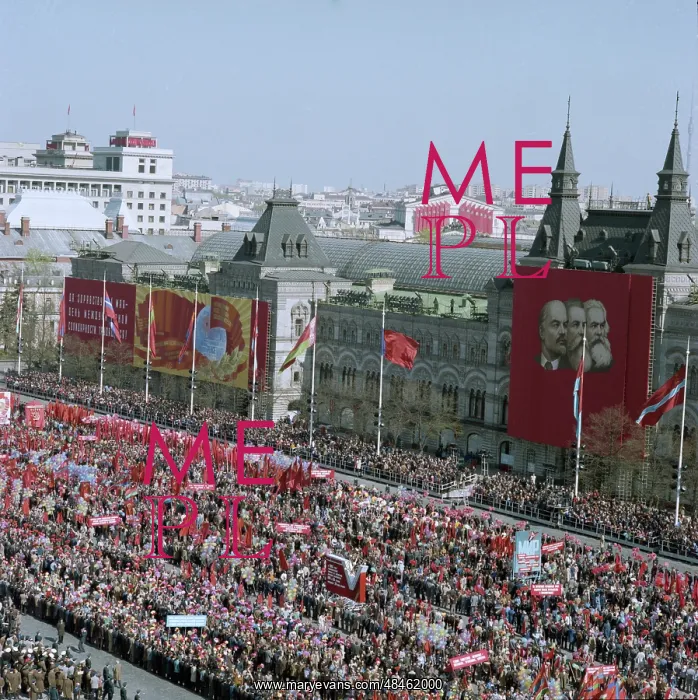 : The May Day demonstration : The May Day demonstration