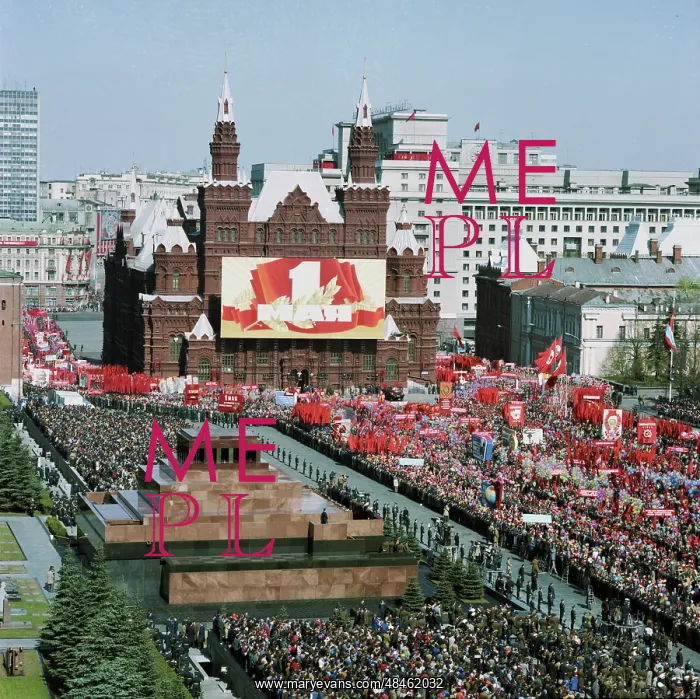 : The May Day demonstration : The May Day demonstration