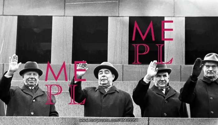 : May Day demonstration in Moscow, 1971 : May Day demonstration in Moscow, 1971