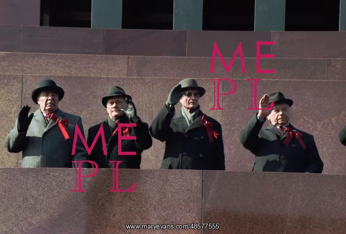 : May Day demonstration in Moscow : May Day demonstration in Moscow
