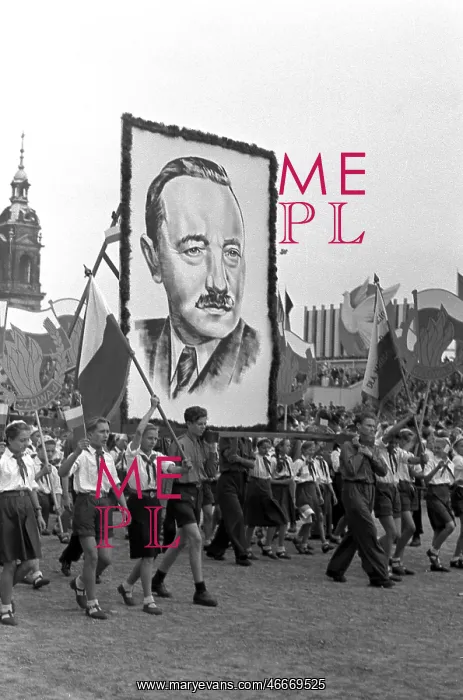 : May Day Parade 1950s : May Day Parade 1950s