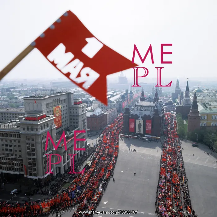 : May Day parade in Moscow, 1983 : May Day parade in Moscow, 1983