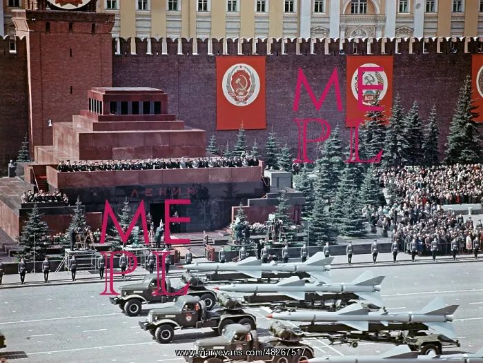 : May Day parade in Red Square, 1967 : May Day parade in Red Square, 1967
