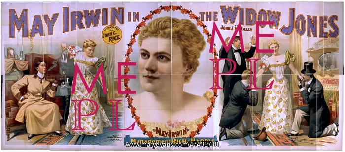 : May Irwin in The widow Jones supported by John C. Rice : May Irwin in The widow Jones supported by John C. Rice