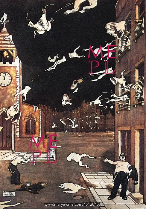 : When May is Out by William Heath Robinson : When May is Out by William Heath Robinson