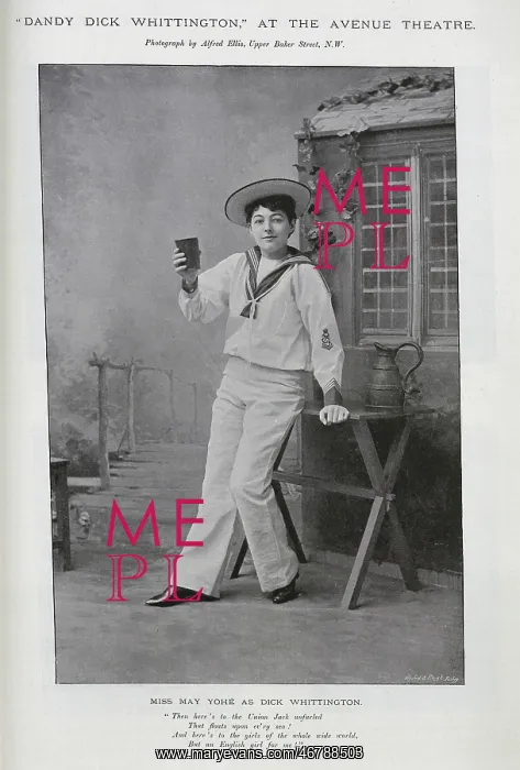 : May Yohe, actress and singer, as Dick Whittington : May Yohe, actress and singer, as Dick Whittington