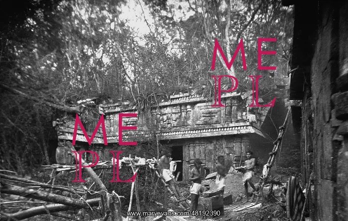 : Maya ruins in Labna, 1924 : Maya ruins in Labna, 1924