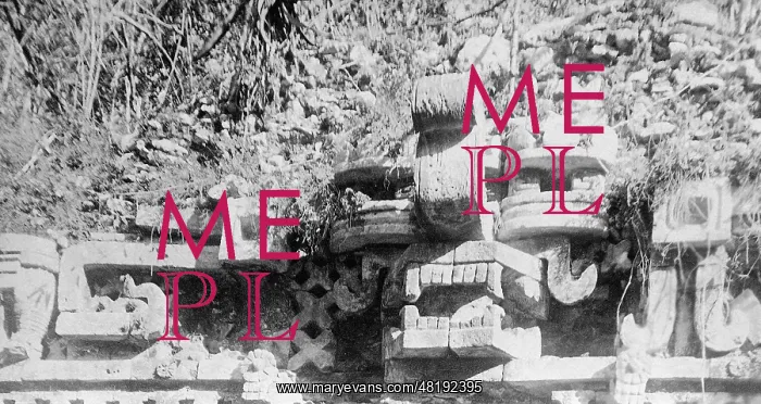 : Maya ruins in Labna, 1924 : Maya ruins in Labna, 1924