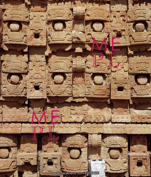  : Mayan archaeological sites, Yucatan, Mexico