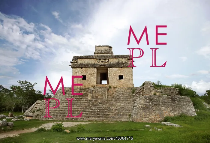 : Mayan archaeological sites, Yucatan, Mexico : Mayan archaeological sites, Yucatan, Mexico