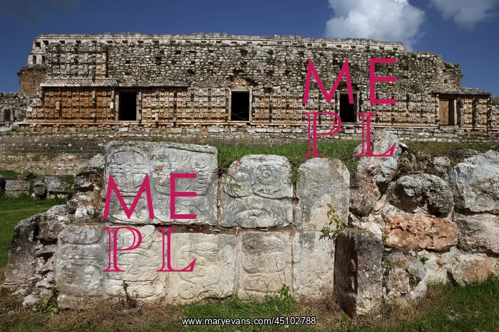 : Mayan archaeological sites, Yucatan, Mexico : Mayan archaeological sites, Yucatan, Mexico