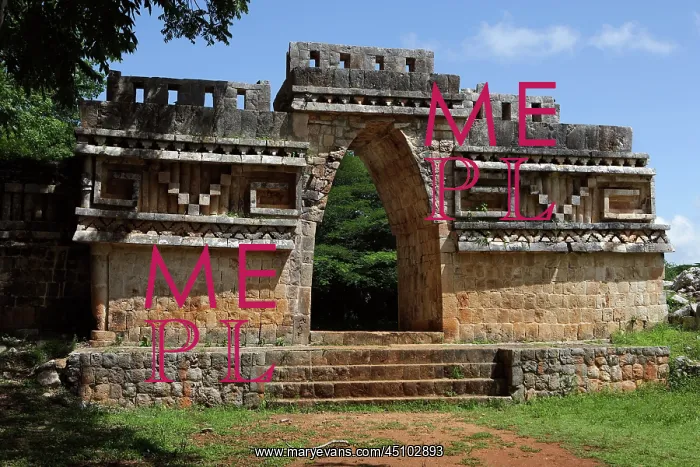 : Mayan archaeological sites, Yucatan, Mexico : Mayan archaeological sites, Yucatan, Mexico