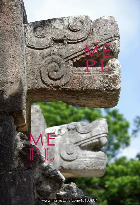 : Mayan archaeological sites, Yucatan, Mexico : Mayan archaeological sites, Yucatan, Mexico