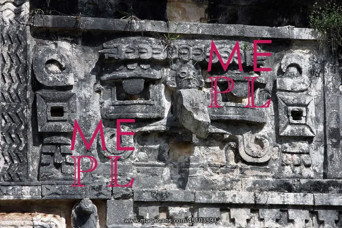 : Mayan archaeological sites, Yucatan, Mexico : Mayan archaeological sites, Yucatan, Mexico