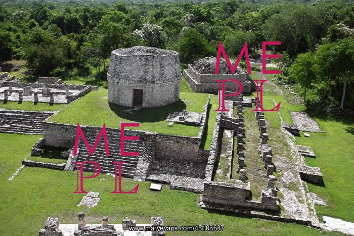 : Mayan archaeological sites, Yucatan, Mexico : Mayan archaeological sites, Yucatan, Mexico