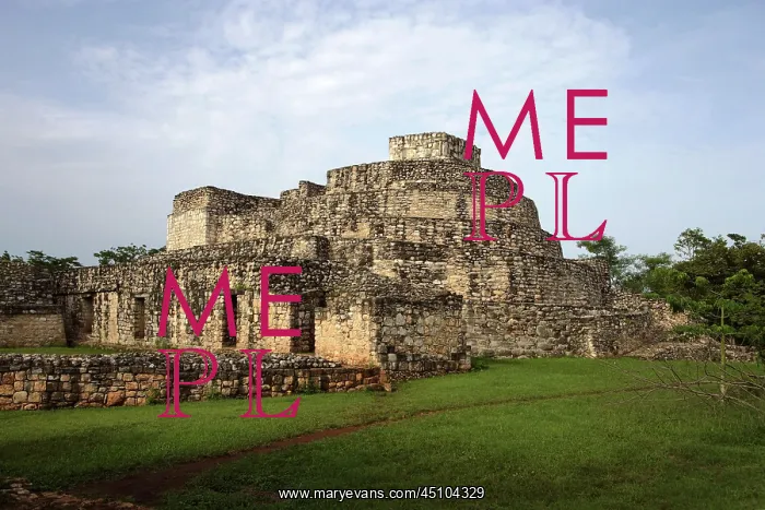 : Mayan archaeological sites, Yucatan, Mexico : Mayan archaeological sites, Yucatan, Mexico