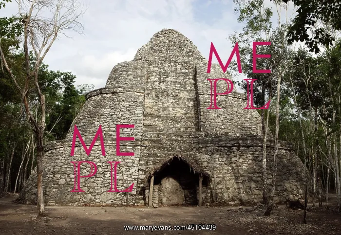 : Mayan archaeological sites, Yucatan, Mexico