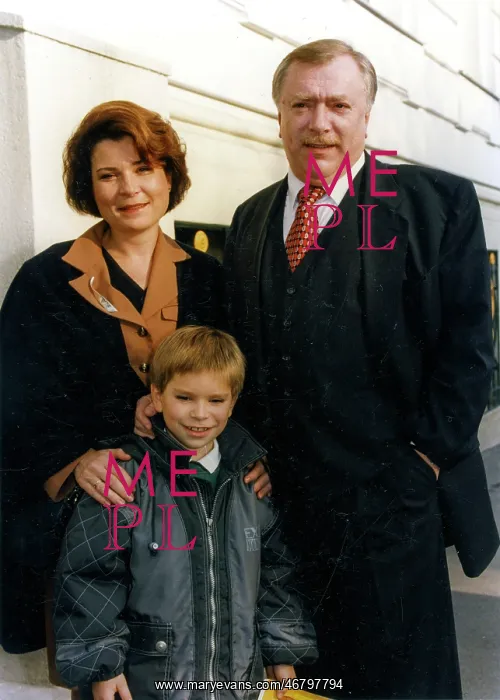 : Mayor Michael Haupl with family : Mayor Michael Haupl with family