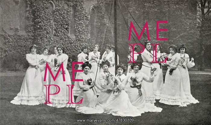 : The Maypole Dance of the May Queen's Maids 1903 : The Maypole Dance of the May Queen's Maids 1903
