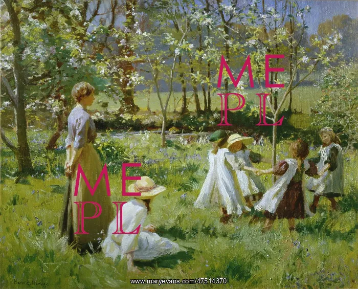 : Maytime ' girls dancing around a tree : Maytime ' girls dancing around a tree