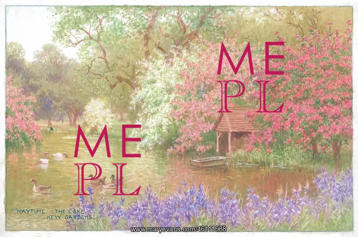: Maytime, The Lake, Kew Gardens : Maytime, The Lake, Kew Gardens
