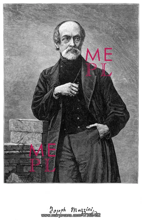  : MAZZINI. GIUSEPPE MAZZINI Italian statesman