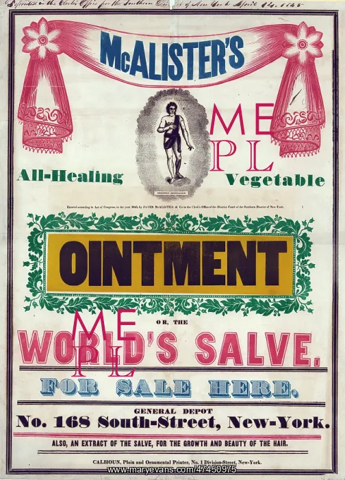 : McAlister's all-healing vegetable ointment : McAlister's all-healing vegetable ointment