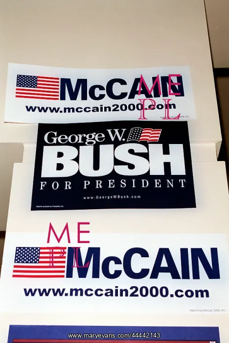 : Mccain & Bush Posters : Mccain & Bush Posters